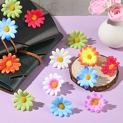 100шт тканевый искусственный подсолнух&nbsp;DIY-SP0005-96