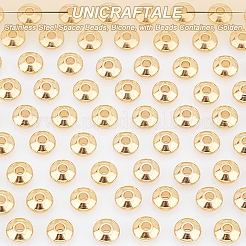 Распорные бусины из нержавеющей стали 304&nbsp;STAS-UN0001-66G