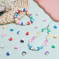 172 г бусины из полимерной глины ручной работы&nbsp;CLAY-PA0001-19