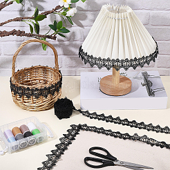 Polyester-Spitzenband mit Blumenmuster&nbsp;OCOR-GF0006-42B