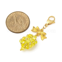Pendentifs décoratifs en verre&nbsp;HJEW-MZ00311-03