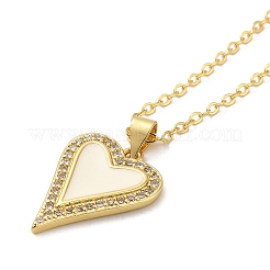 Колье с подвеской из латуни&nbsp;NJEW-Q320-01A-G