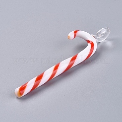 Weihnachten handgedrehten lampwork großen Anhänger&nbsp;LS-LAMP-G141-01