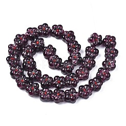 Прозрачные бусинки лэмпворк ручной работы бугристые нити LAMP-S194-022A