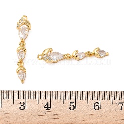 Латунные микро проложить кубического циркония подвески&nbsp;KK-D024-10G