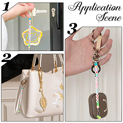 1400шт 2 стиля светящиеся акриловые бусины&nbsp;MACR-PA0001-30