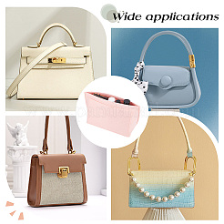 2 шт. 2-х стильный вставной органайзер для фетровой сумки&nbsp;AJEW-GO0001-28A