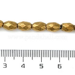 Fili di perline di ematite sintetica magnetica elettrolitica elettrolitica&nbsp;G-P518-02F