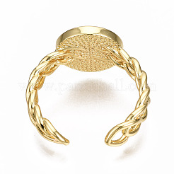 Манжеты из латуни с эмалью RJEW-N035-011-NF