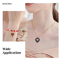 24шт 4 стиля подвески из сплава с эмалью ENAM-SC0004-73