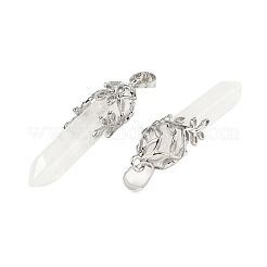 Природного кварца хрустальных подвесок G-M450-01P-12