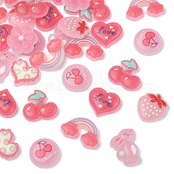 120 шт. 8 пластиковых эмалевых кабошона KY-FS0001-38