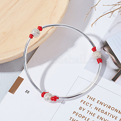 Изогнутые бисера латунной трубки KK-PH0035-67S