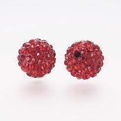 Бусины со стразами&nbsp;RB-K050-8mm-C22