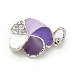 Латунные микро проложить кубического циркония подвески&nbsp;KK-S338-08P