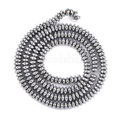 Немагнитные синтетический гематит бисер пряди G-C124-4x2mm-2
