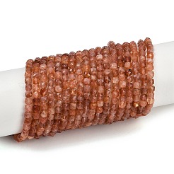 Натуральный Sunstone бисер пряди G-L537-016B