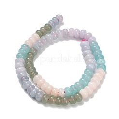 Farbverlauf natürliche weiße Jade Perlen Stränge&nbsp;X-G-NH0053-A01-01
