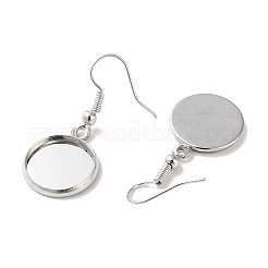 Железные крючки для сережек с покрытием стойки EJEW-D091-01C-P