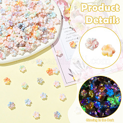 200 Stück Harzblumen-Cabochons&nbsp;FIND-CJC0005-75