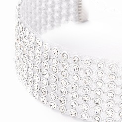 Однорядное колье-чокер с кристаллами и стразами NJEW-F289-01B-P