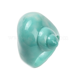 Кольца из смолы для женщин RJEW-G356-01A