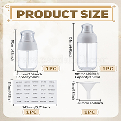 2 шт. ПЭТГ пластиковые портативные многоразовые бутылки&nbsp;MRMJ-LP0002-43