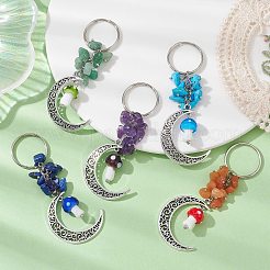 Брелок из сплава полой луны&nbsp;KEYC-JKC00593