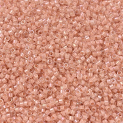 MIYUKIデリカビーズ  シリンダー  日本製シードビーズ  11/0  （db0068)桃の裏地  1.3x1.6mm  穴：0.8mm  約20000個/袋  100 G /袋&nbsp;SEED-J020-DB0068