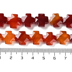 Натуральный красный агат бисер нитей&nbsp;G-K357-C05-01