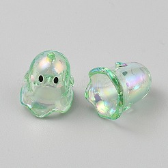 Transparentes bouchons acrylique de perles&nbsp;TACR-WH0021-20B