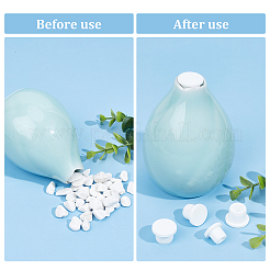 50шт 5 стиля силиконовая заглушка для бутылки AJEW-GF0006-76