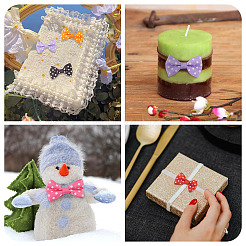 90 шт. 9-х цветные аксессуары из полиэстера для украшения DIY-TA0012-70