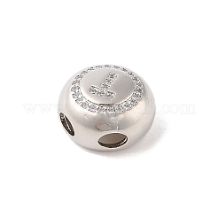 Colgantes de latón chapado en rack y circonita cúbica&nbsp;KK-Z047-07P-T-RS