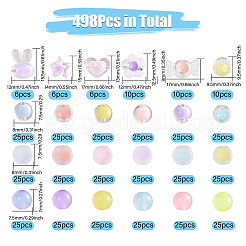 Смешанного стиля акриловые бусины&nbsp;OACR-PH0004-11