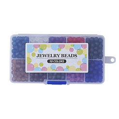 Прозрачные стеклянные бусины FGLA-X0001-01-8mm