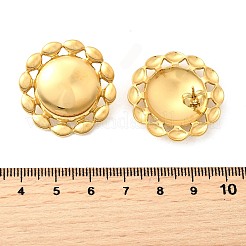 Серьги-гвоздики из нержавеющей стали 304&nbsp;EJEW-B140-03G