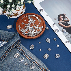 100pcs coser en rhinestone&nbsp;GLAA-CY0001-01B