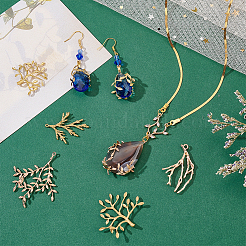 10шт 5 стиля латунные подвески&nbsp;KK-PH0013-39