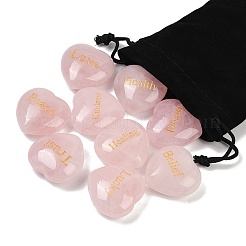 9 шт. украшения из натурального розового кварца G-G202-05