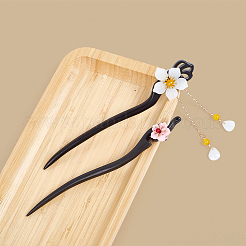 2шт 2 вида деревянных палочек для волос OHAR-CN0001-03