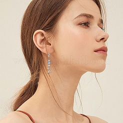 16 pièces de boucles d'oreilles en laiton&nbsp;KK-BBC0024-41P