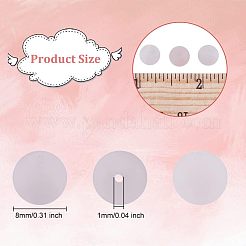 Матовое естественно розового кварца круглые бусины нити G-OC0003-57A