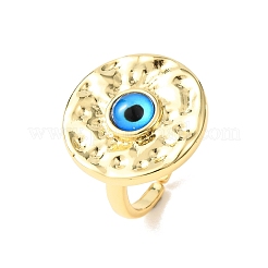 Латунные эмалевые манжеты для женщин&nbsp;RJEW-K264-05G