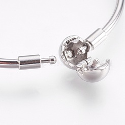 Изготовление браслетов в европейском стиле из нержавеющей стали марки 304 BJEW-F167-02P-B