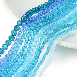 Стеклянные бусины с гальваническим покрытием &nbsp;EGLA-FS0001-42A