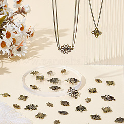 80 Stück 8 Stile Legierungsverbinder Charms&nbsp;FIND-AR0005-82A