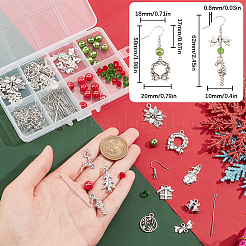 Набор для самостоятельного изготовления сережек на рождественскую тематику DIY-SC0022-78