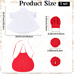 Комплект одежды из полиэстера&nbsp;AJEW-WH20077-001B