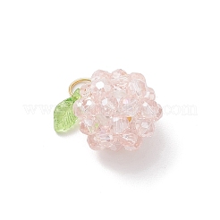 10 шт. 10-х цветные подвески из гальванического стекла&nbsp;PALLOY-MZ00861